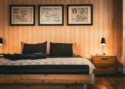 chambre Airbnb au design chaleureux dans Charlevoix