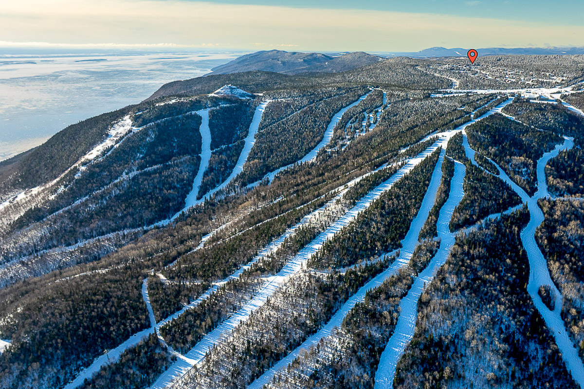 Vidéo promotionnelle d'une propriété locative à vendre à la station de ski Le Massif dans Charlevoix au Québec